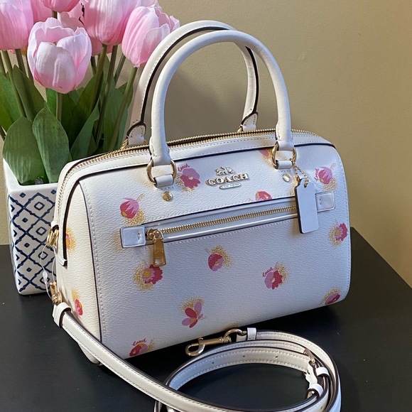 Coach Handbags - Coach Rowan Satchel With Pop Floral Print
